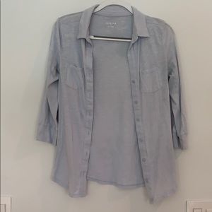Merona 3/4 sleeve button up top